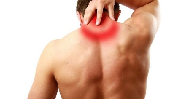 Neck pain due to vertebrae growth