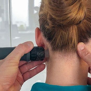 Shockwave treatment of neck pain