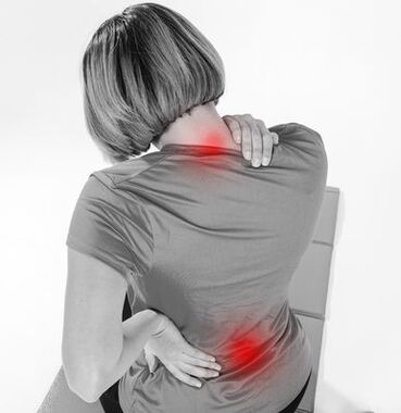 Neck and lower back pain